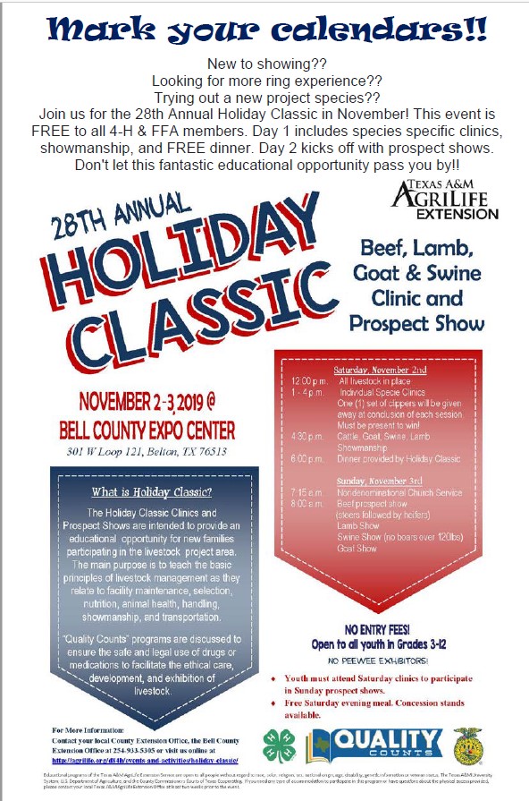 Holiday Classic Flyer